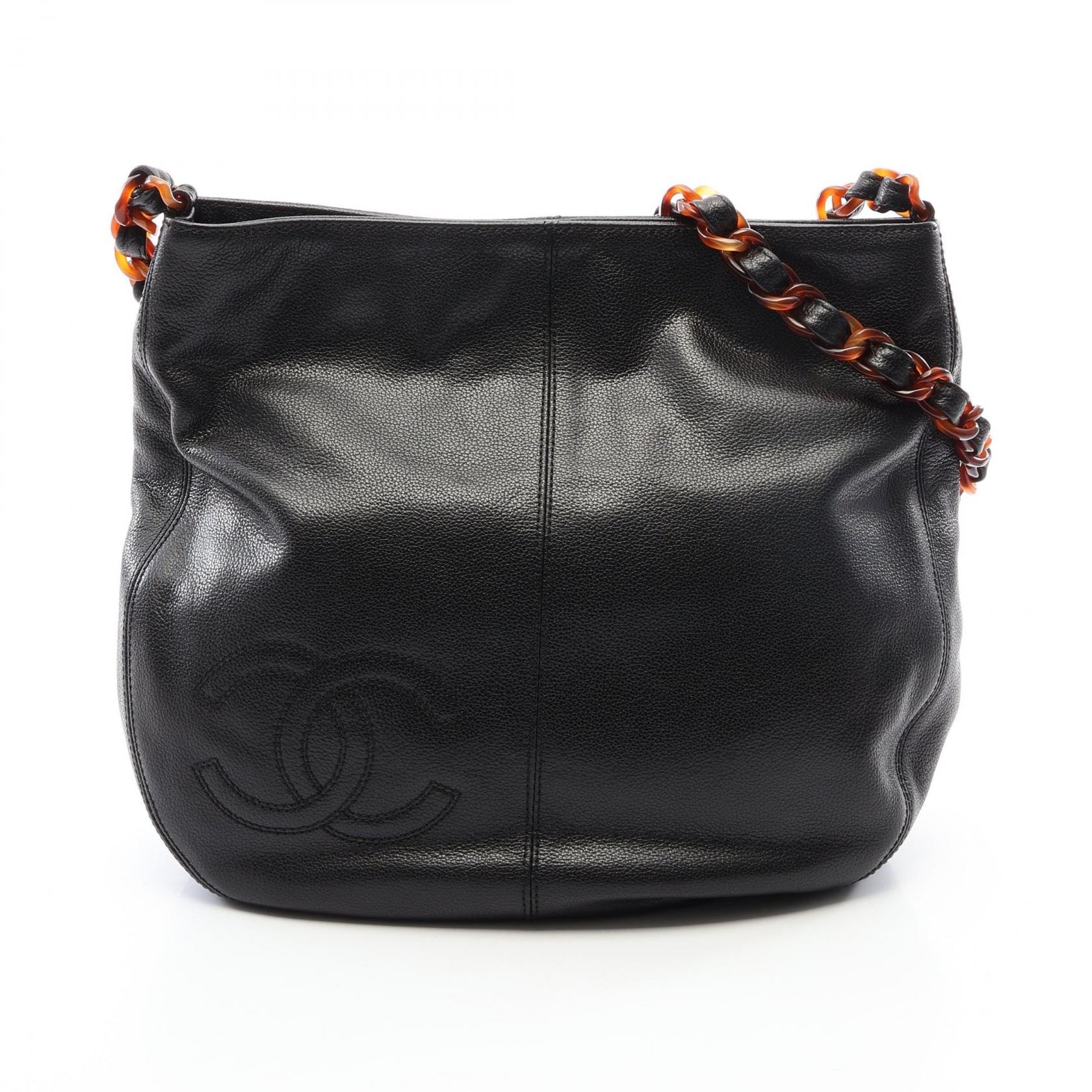 シャネル CHANEL ココマーク ショルダーバッグ バッグ キャビアスキン(グレインドカーフ) レディース ブラック系 【中古】