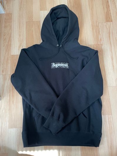 Supreme Bandana Box Logo Hooded Sweatshirt "Black"