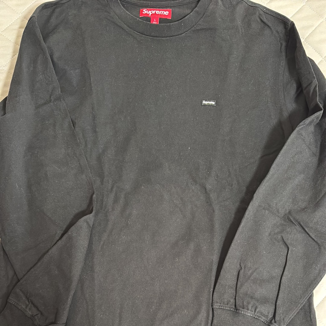 Supreme Small Box L/S Tee "Black" (24FW)