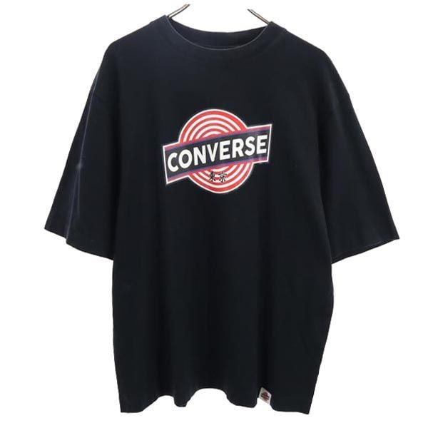 CONVERSETOKYO TEGTEG コンバーストウキョウ テグテグ プリント 半袖 Tシャツ 3 ブラック系