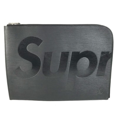 ルイヴィトン LOUIS VUITTON ポシェットジュールGM M67754 エピ シュプリーム supreme Pochette Jour GM Black clutch bag ポーチ クラッチバッグ エピレザー ノワール ブラック