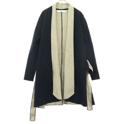 美品 ZARA ザラ 長袖 ロング ニットカーディガン M ブラック