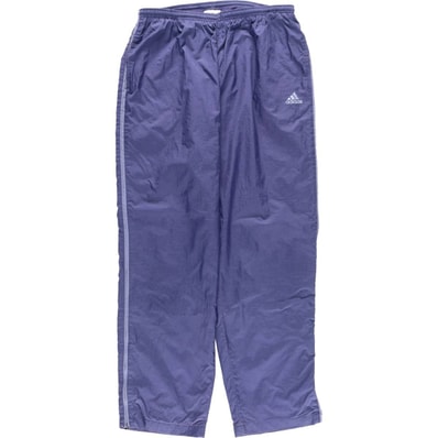 古着 00年代 アディダス adidas ナイロンパンツ シャカシャカパンツ メンズXL相当/eaa614894