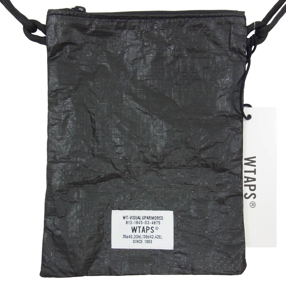 WTAPS ダブルタップス 21SS 211TQDT-CG03 HANG OVER POUCH ハングオーバー ポーチ ショルダーバッグ ブラック系【新古品】【未使用】【中古】