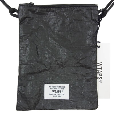 WTAPS ダブルタップス 21SS 211TQDT-CG03 HANG OVER POUCH ハングオーバー ポーチ ショルダーバッグ ブラック系【新古品】【未使用】【中古】