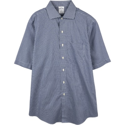 古着 ブルックスブラザーズ Brooks Brothers 1818 REGENT ギンガムチェック 半袖 コットン チェックシャツ/eaa665156