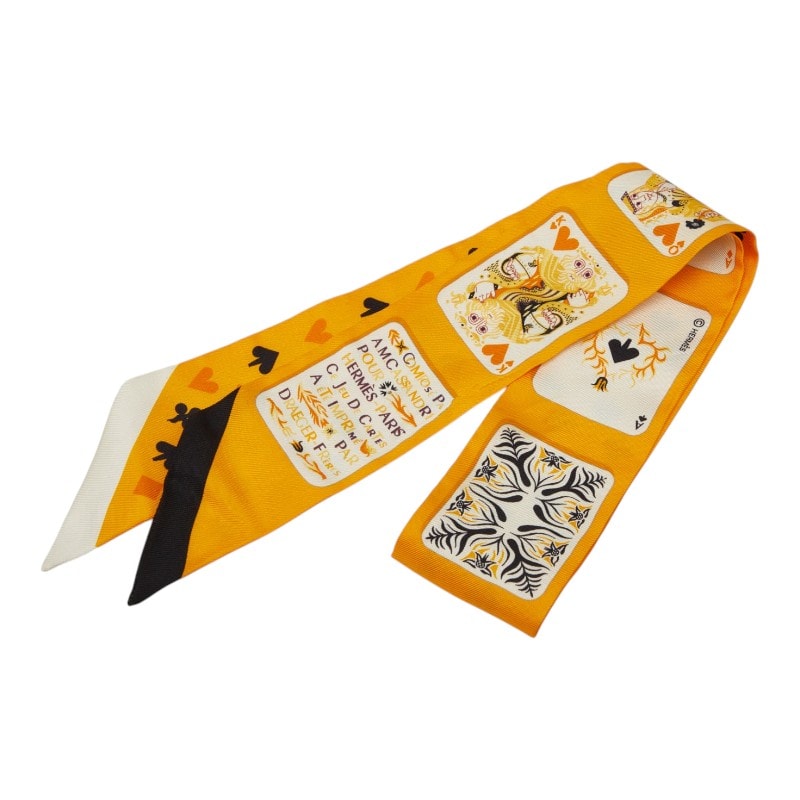 C (やや傷や汚れあり)】エルメス ツイリー Jeu De Cartes ジュドー