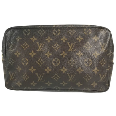 ルイヴィトン LOUIS VUITTON トゥルーストワレット28 トゥルーストワレット 28 M47522 モノグラム メイクポーチ 化粧ポーチ クラッチバッグ セカンドバッグ 化粧ポーチ モノグラムキャンバス ブラウン