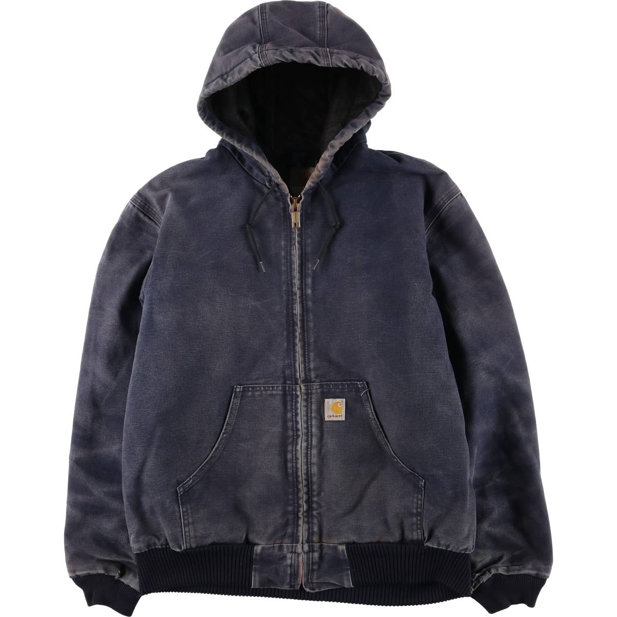 古着 00年代 カーハート Carhartt アクティブジャケット 中綿入り ダックフルジップパーカー メンズM相当/eaa614193
