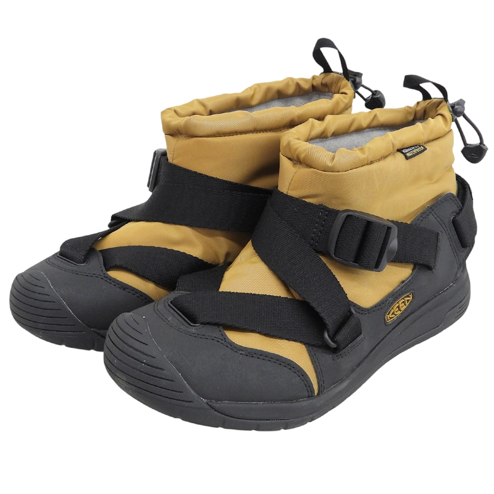 キーン 美品 KEEN HOODZERRA WP フッドゼラブーツ シューズ メンズ ブラック×ブラウン 26.5cm 1025477 41(EU)