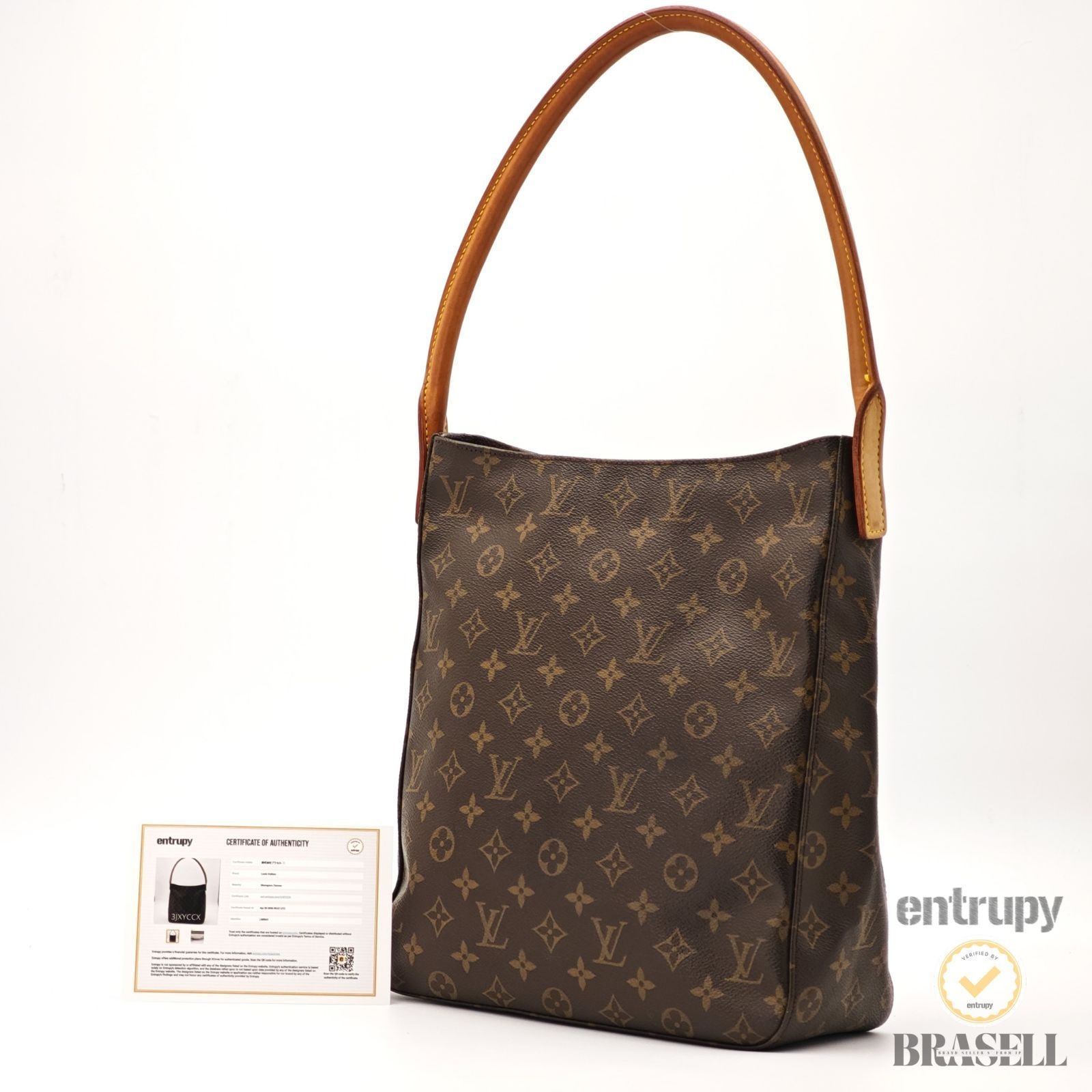 LOUIS VUITTON ルイ・ヴィトン ルーピング GM モノグラム ルーピング GM M51145 LM0041 ショルダーバッグ Monogram Canvas Brown レディース