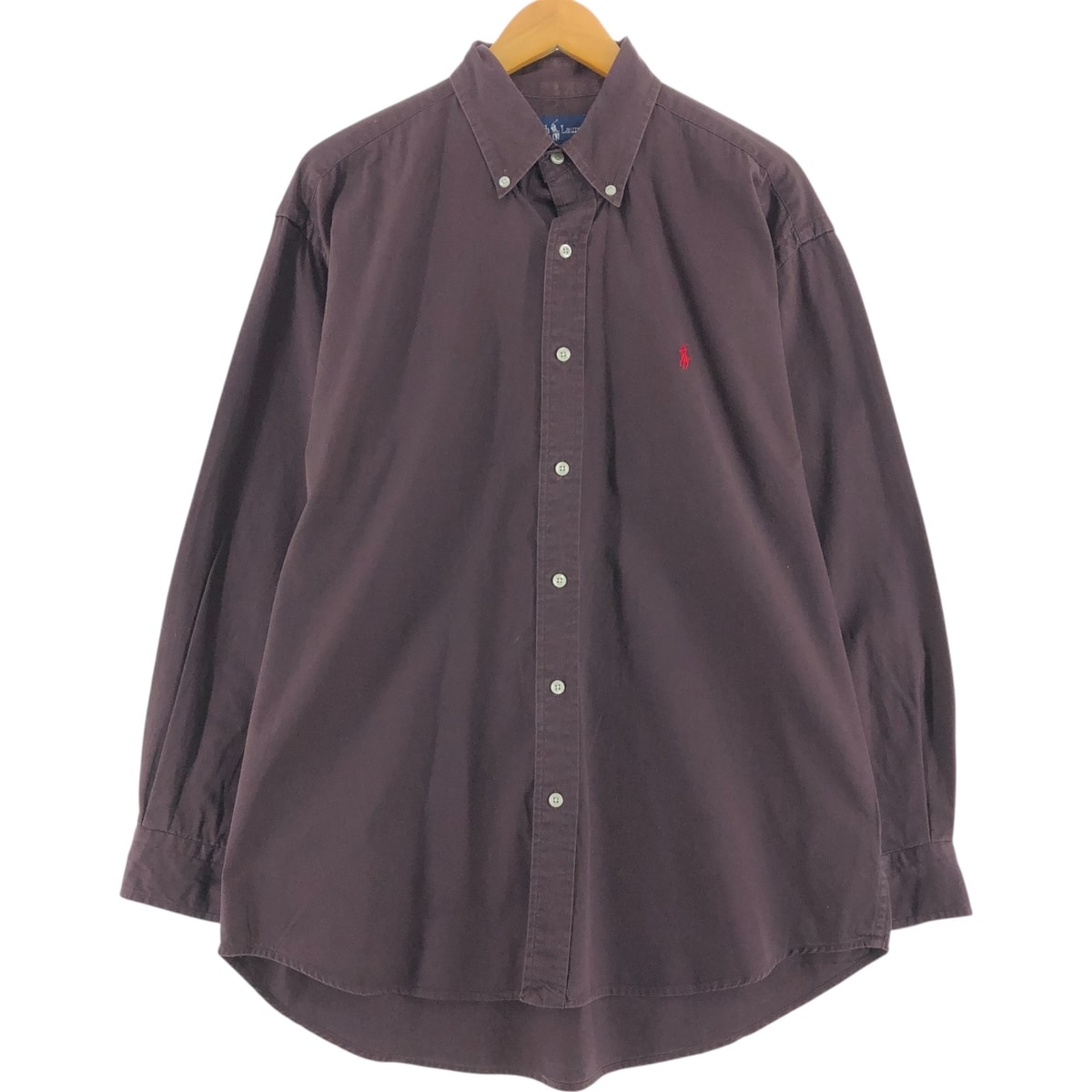 古着 ラルフローレン Ralph Lauren BLAKE 長袖 ボタンダウンシャツ メンズL相当/eaa527839