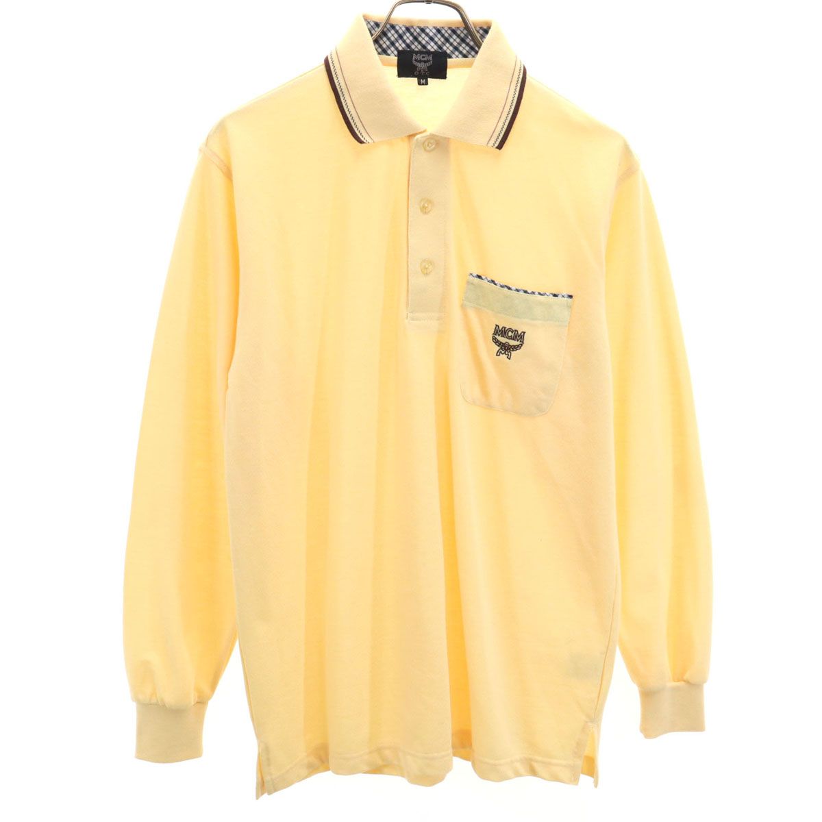 MCM エムシーエム 長袖 ポロシャツ 鹿の子