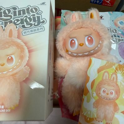 POP MART THE MONSTERS (LABUBU) Big into Energy Series Plush Pendant HAPPINESS