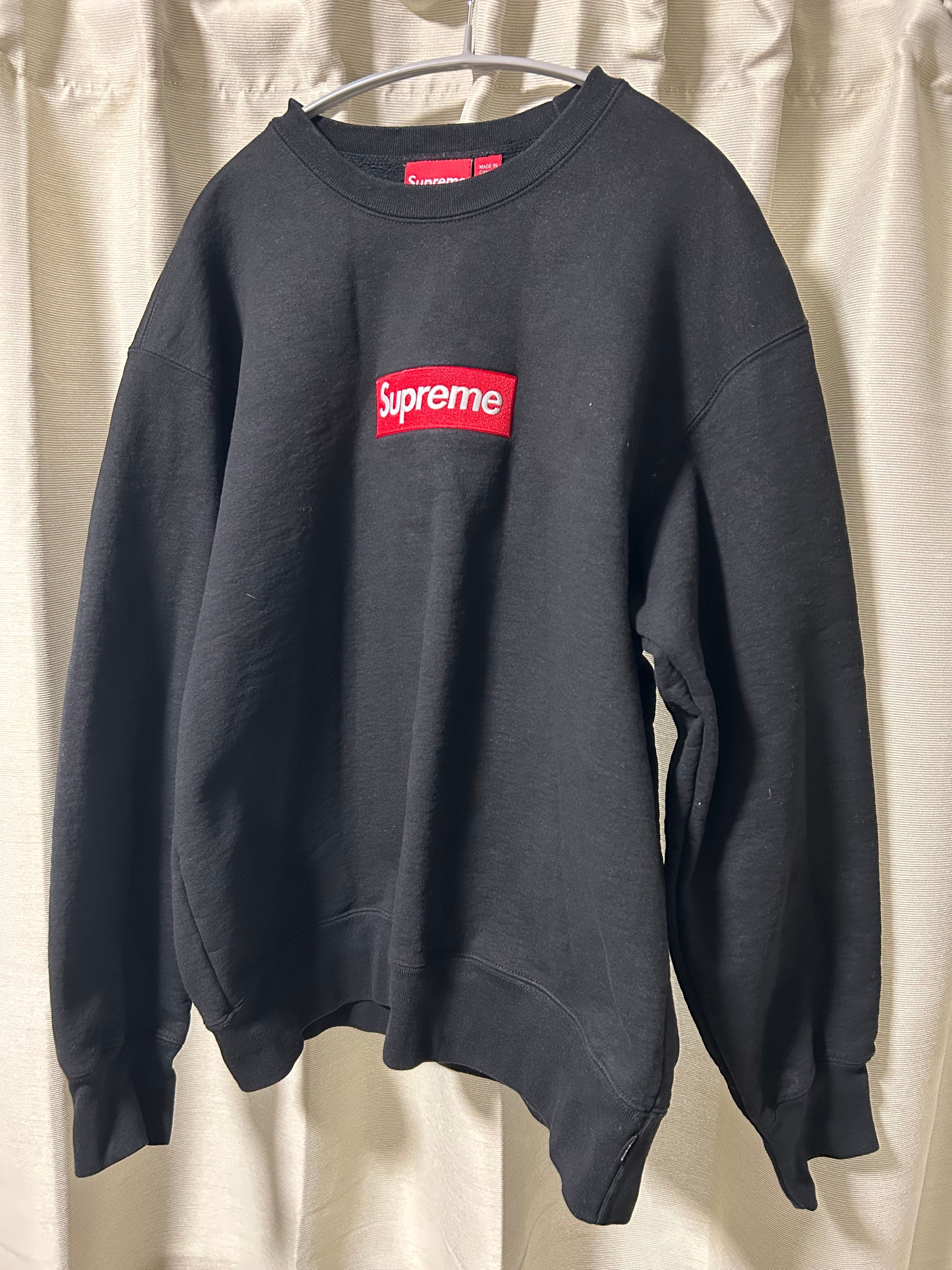 Supreme Box Logo Crewneck "Black" (22FW)