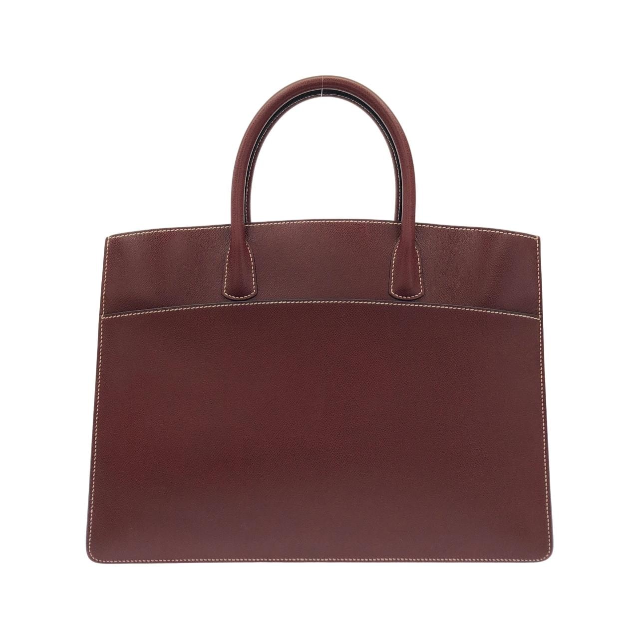 【ヴィンテージ】エルメス ホワイト バス GM バッグ