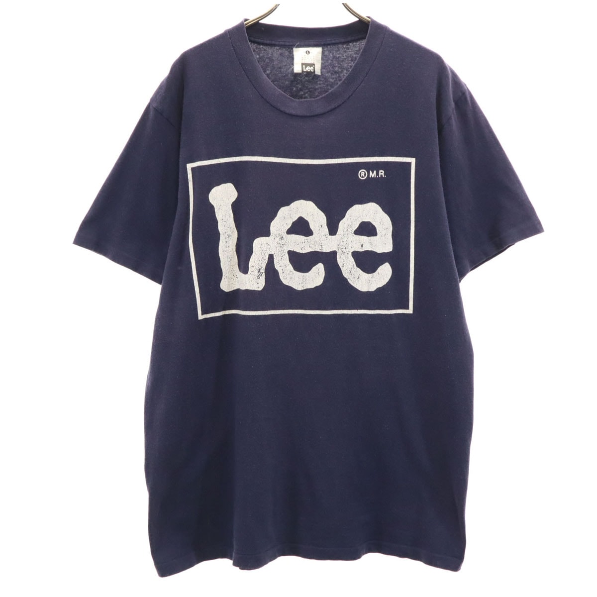 Lee リー 90s USA製 オールド 半袖 Tシャツ L ネイビー