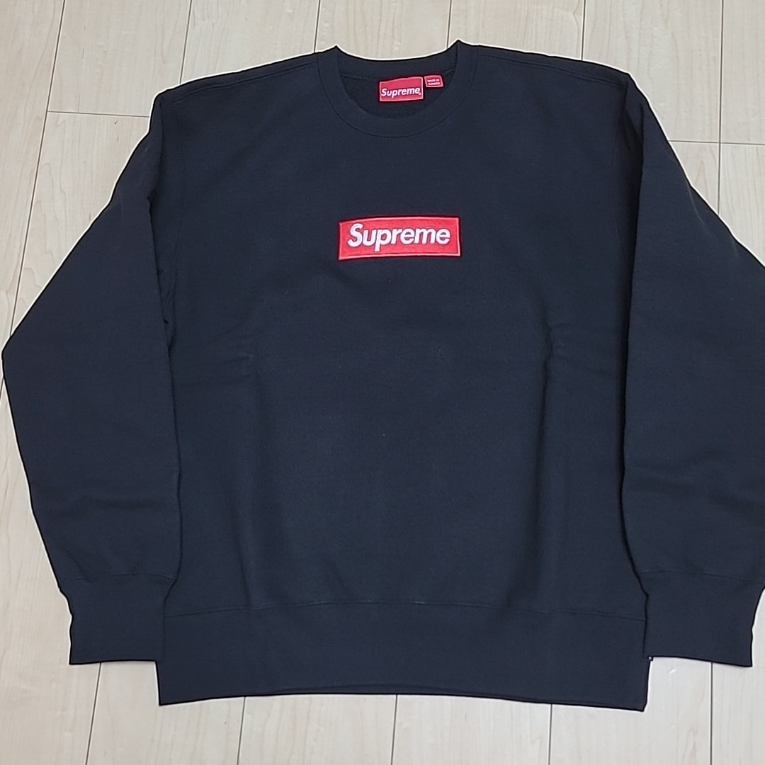 Supreme Box Logo Crewneck "Black" (22FW)