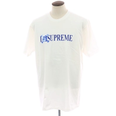【中古】シュプリーム Supreme 2025年秋冬 Skull Tee クルーネック 半袖Tシャツ ホワイト【サイズXL】【メンズ】