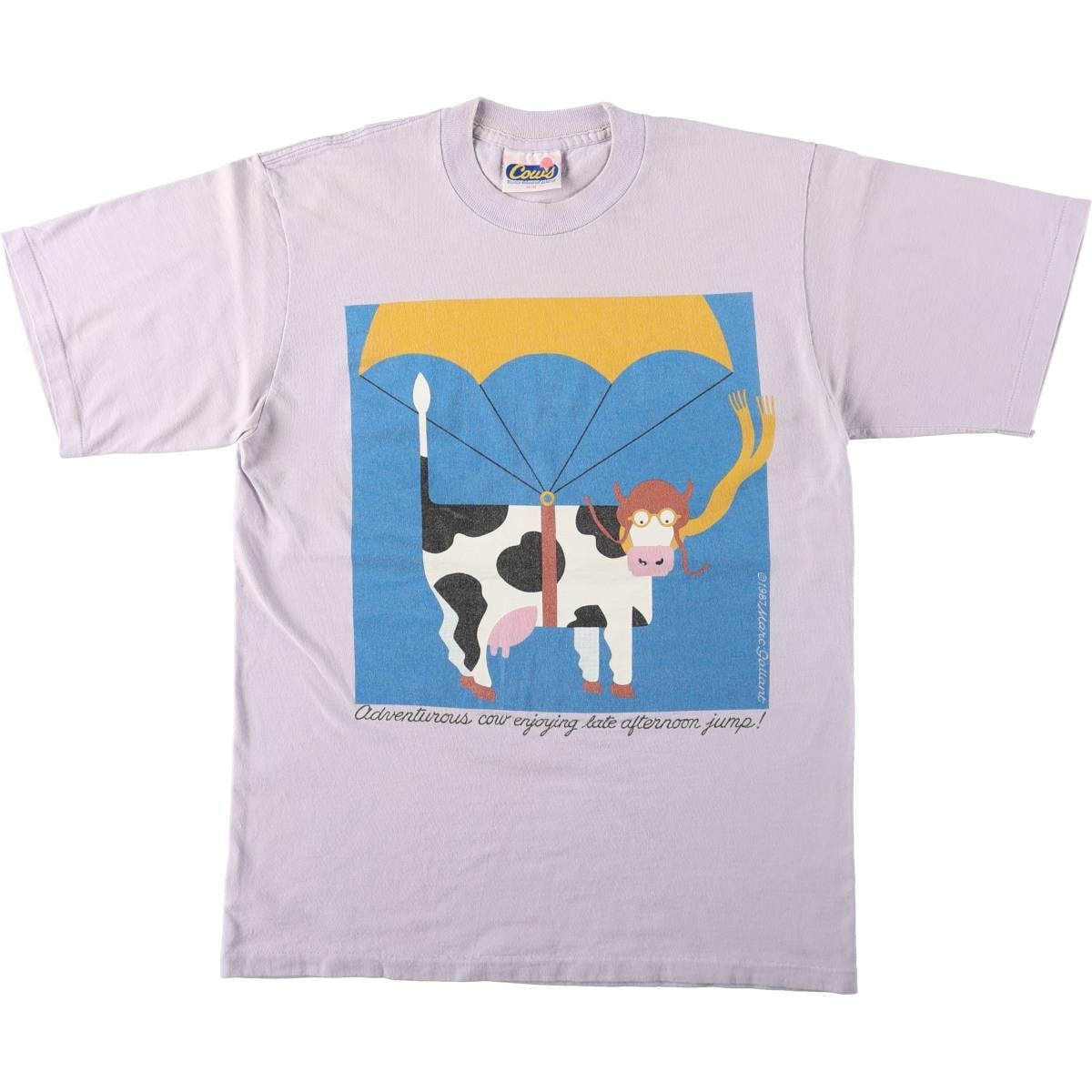古着 80年代 カウズ COWS BEEFY-T アドバタイジングTシャツ カナダ製 メンズM相当 ヴィンテージ/eaa667878
