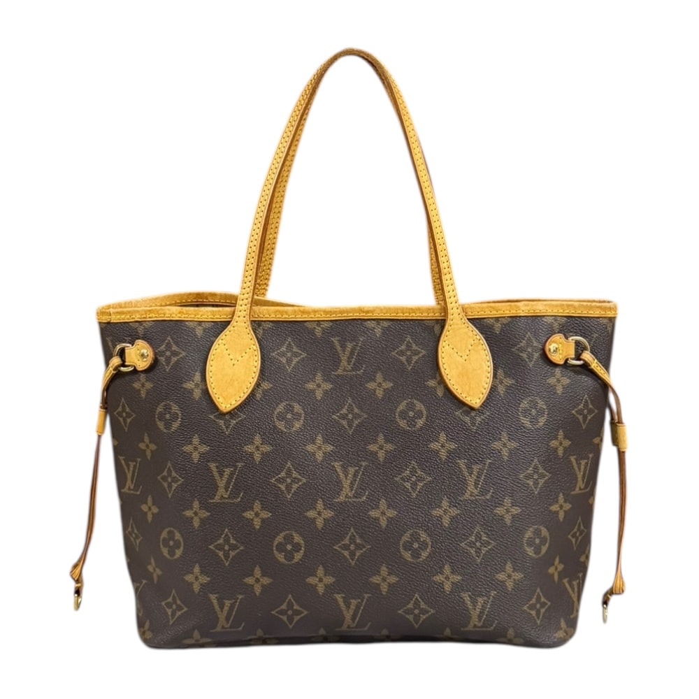ルイヴィトン ネヴァーフルPM モノグラム トートバッグ モノグラムキャンバス M40155 ブラウン レディース LOUIS VUITTON  中古
