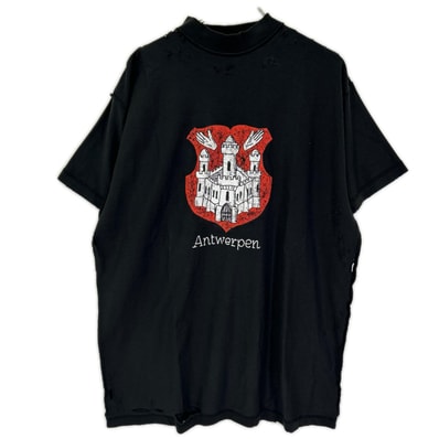 バレンシアガ 23年 787358 ユニセックス アントウェルペン インサイドアウト オーバーサイズ Tシャツ L