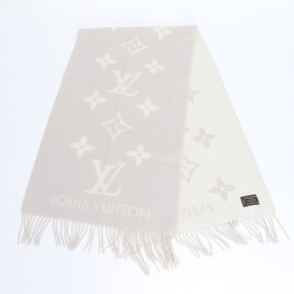 ■美品 ルイヴィトン モノグラムレイキャビック カシミヤ 100%