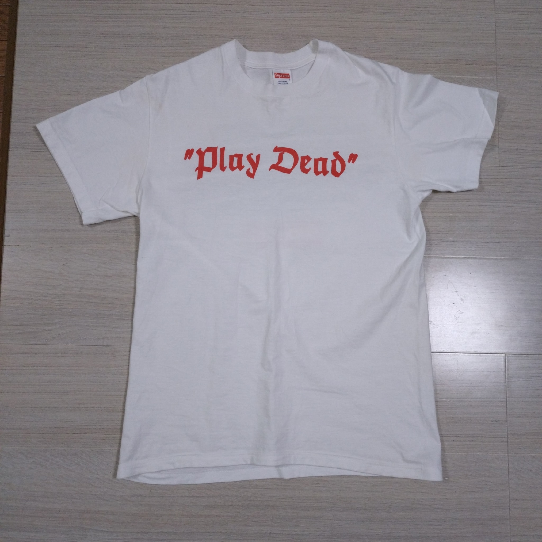 Supreme Play Dead Tee "White"