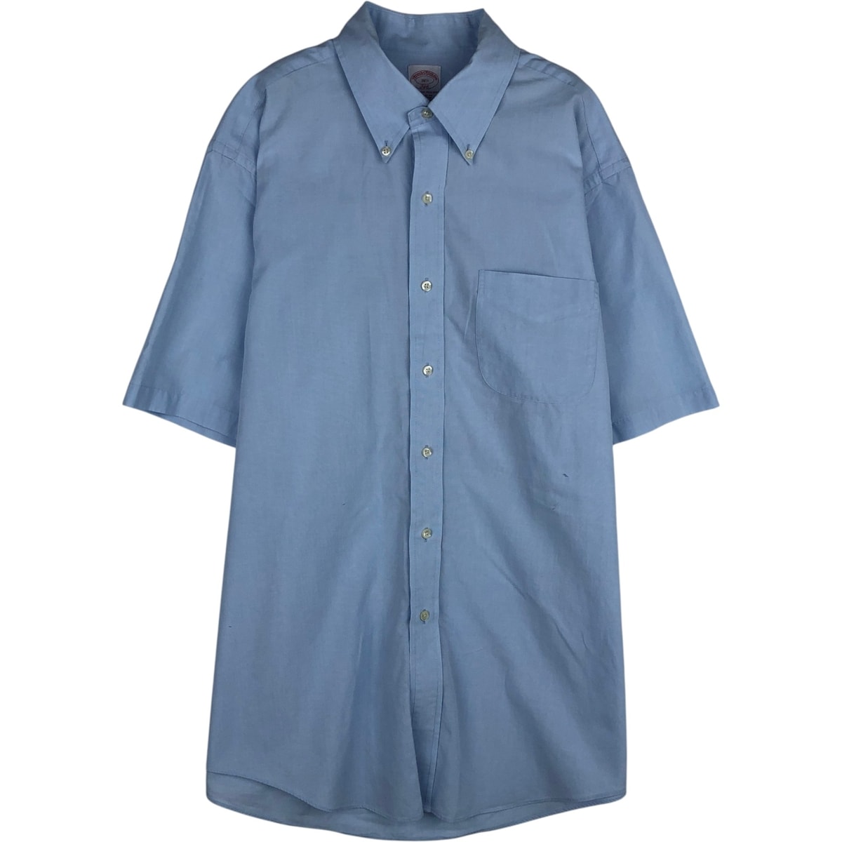 古着 ブルックスブラザーズ Brooks Brothers 346 REGULAR FIT 半袖 ボタンダウンシャツ メンズL相当/eaa644913