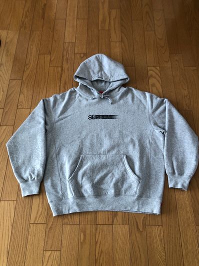 Supreme Motion Logo Hooded Sweatshirt "Heather Grey" (23SS)