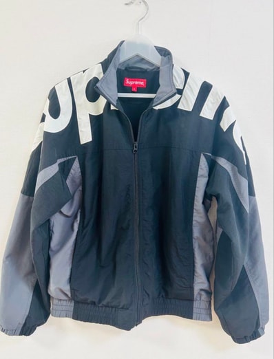 Supreme Shoulder Logo Track Jacket "Black"