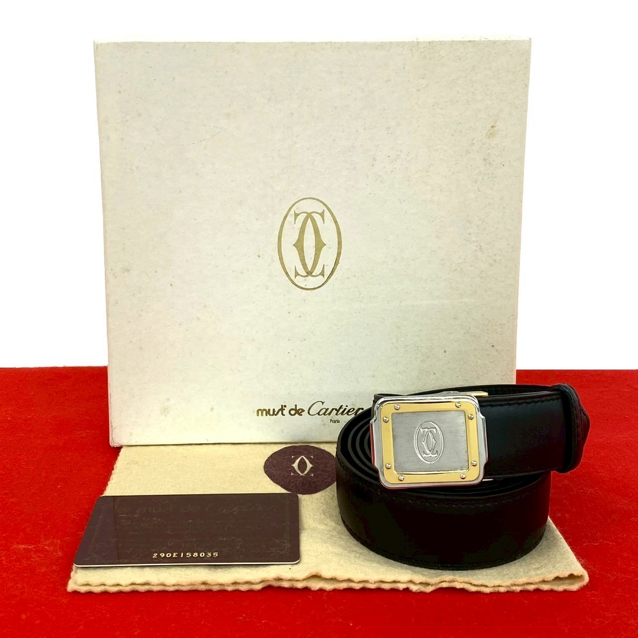 CARTIER カルティエ マストライン レザー ベルト ブラック
27701
