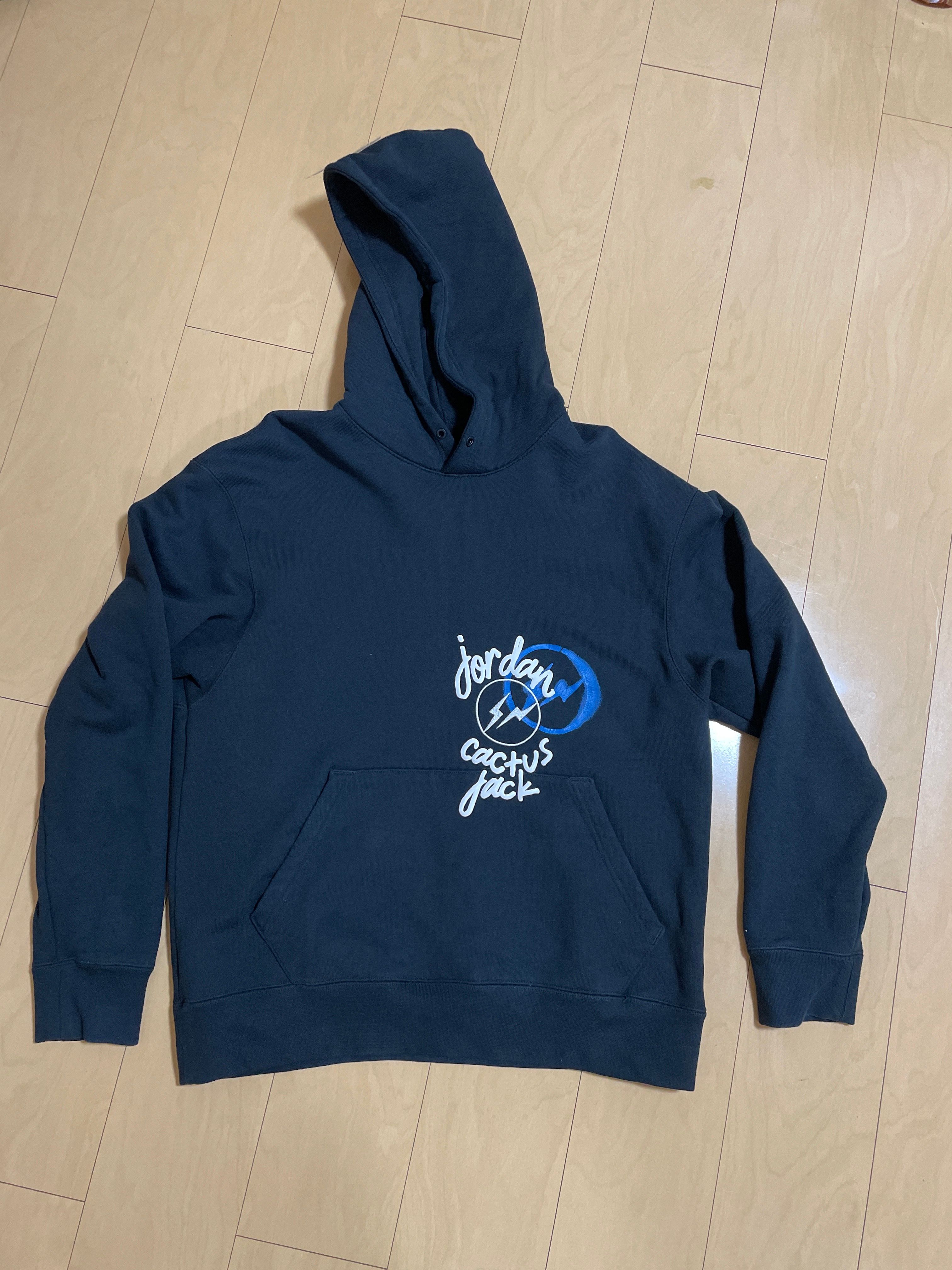 Air Jordan Travis Scott Fragment Hoodie "Black"