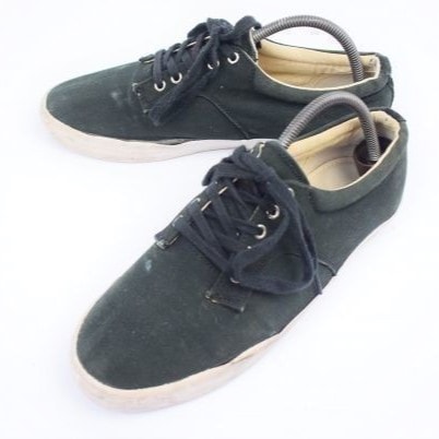 COMME des GARCONS SHIRT/コムデギャルソン★キャンバススニーカー【27.0/黒】靴/シューズ/Shoes/trainers/boots◆J-127