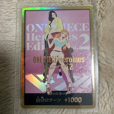 ドン!!カード (ナミ&ロビン) :金ドン(エクストラブースター「ヒロインズエディション Vol.2」)