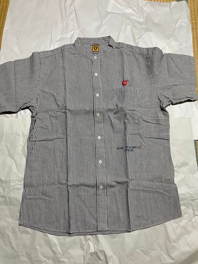 ネイビーストライプシャツ