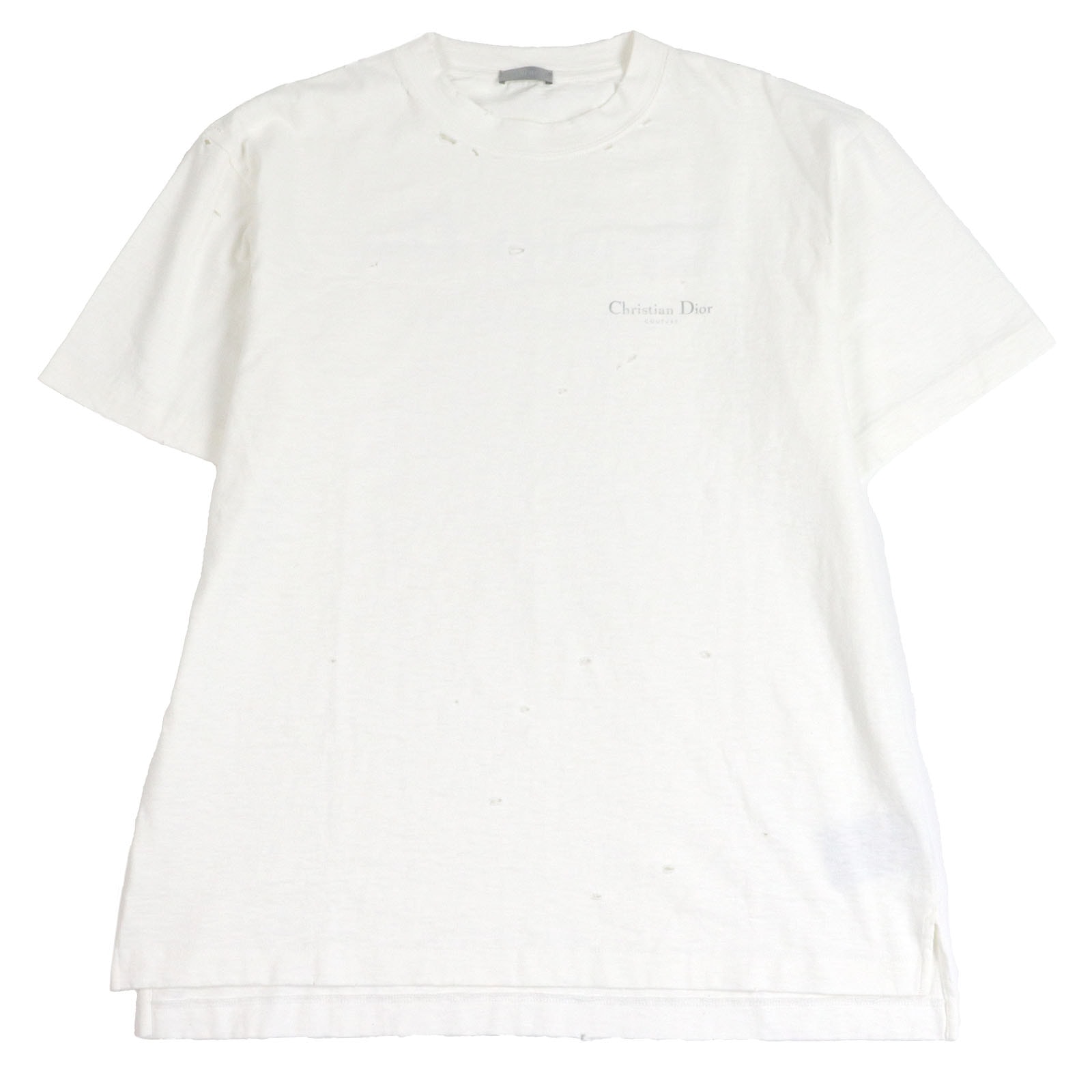 極美品 ディオール オム 半袖Tシャツ ホワイト メンズ L 34DJ696A0849