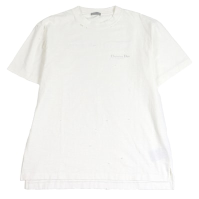 極美品 ディオール オム 半袖Tシャツ ホワイト メンズ L 34DJ696A0849