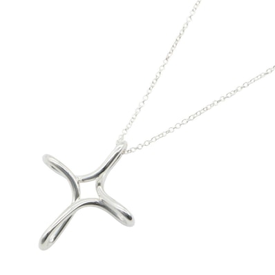 ティファニー TIFFANY&CO インフィニティクロス ネックレス ネックレス ジュエリー シルバー925 レディース シルバー系 【中古】
