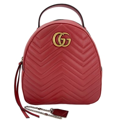 グッチ GUCCI GGマーモント キルティング リュック・デイパック【中古】