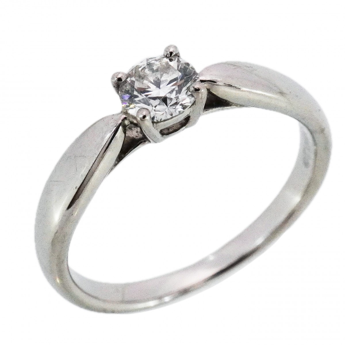 ★最終価格★SALE【6jcb0121】ティファニー リング ハーモニー 1PD Pt950 プラチナ ダイヤモンド 0.24ct 5.5号【中古】レディース