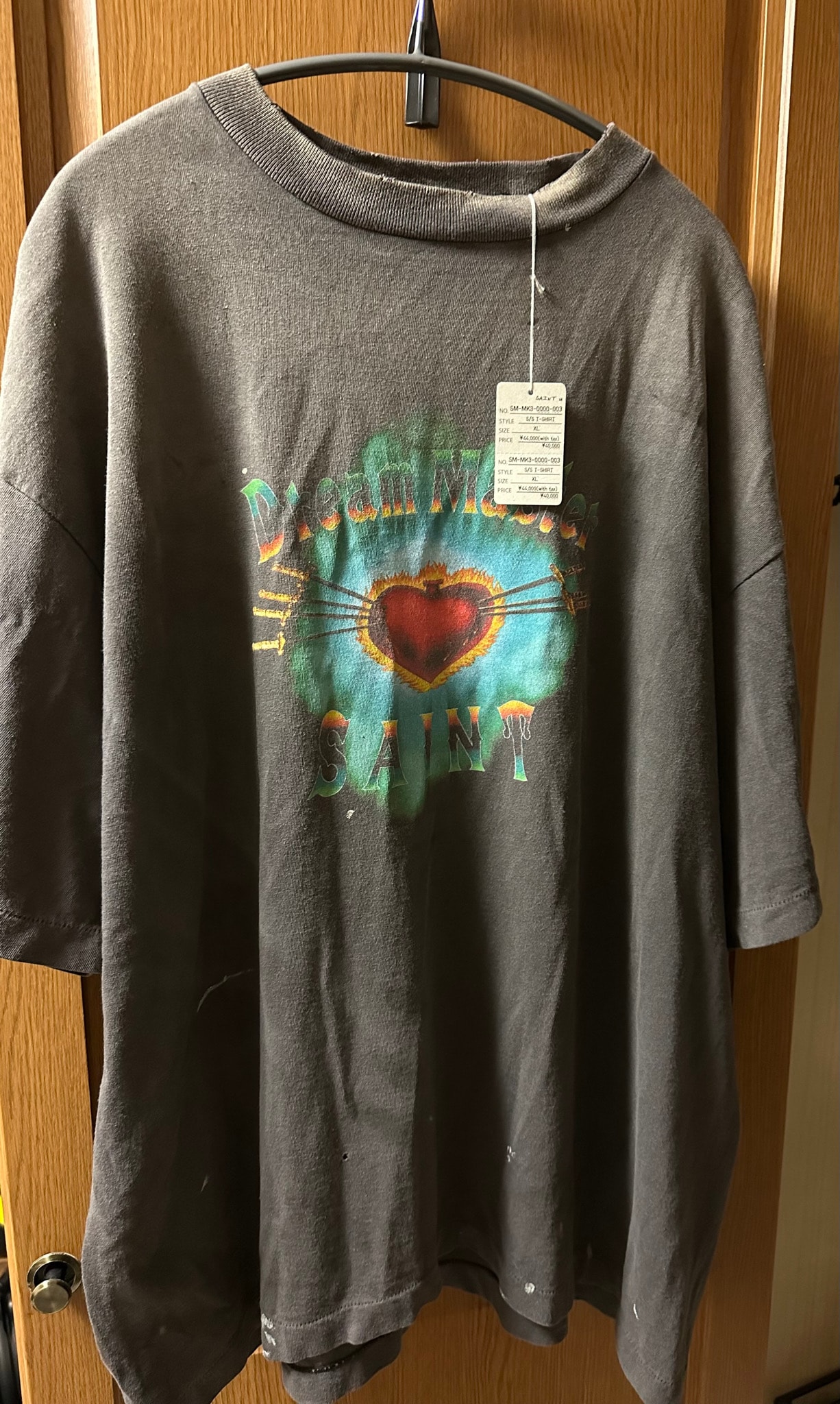 Saint Mxxxxxx SS T-Shirt Heart "Black"
