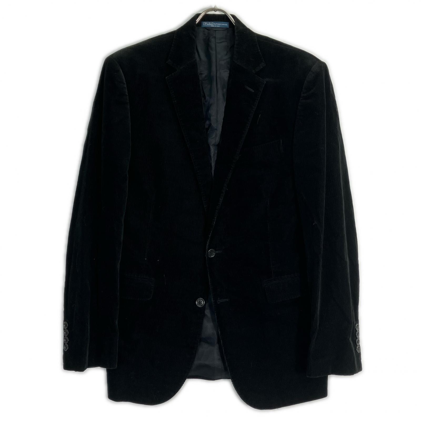 ポロ ラルフローレン ブラック コーデュロイ 2B ジャケット 40