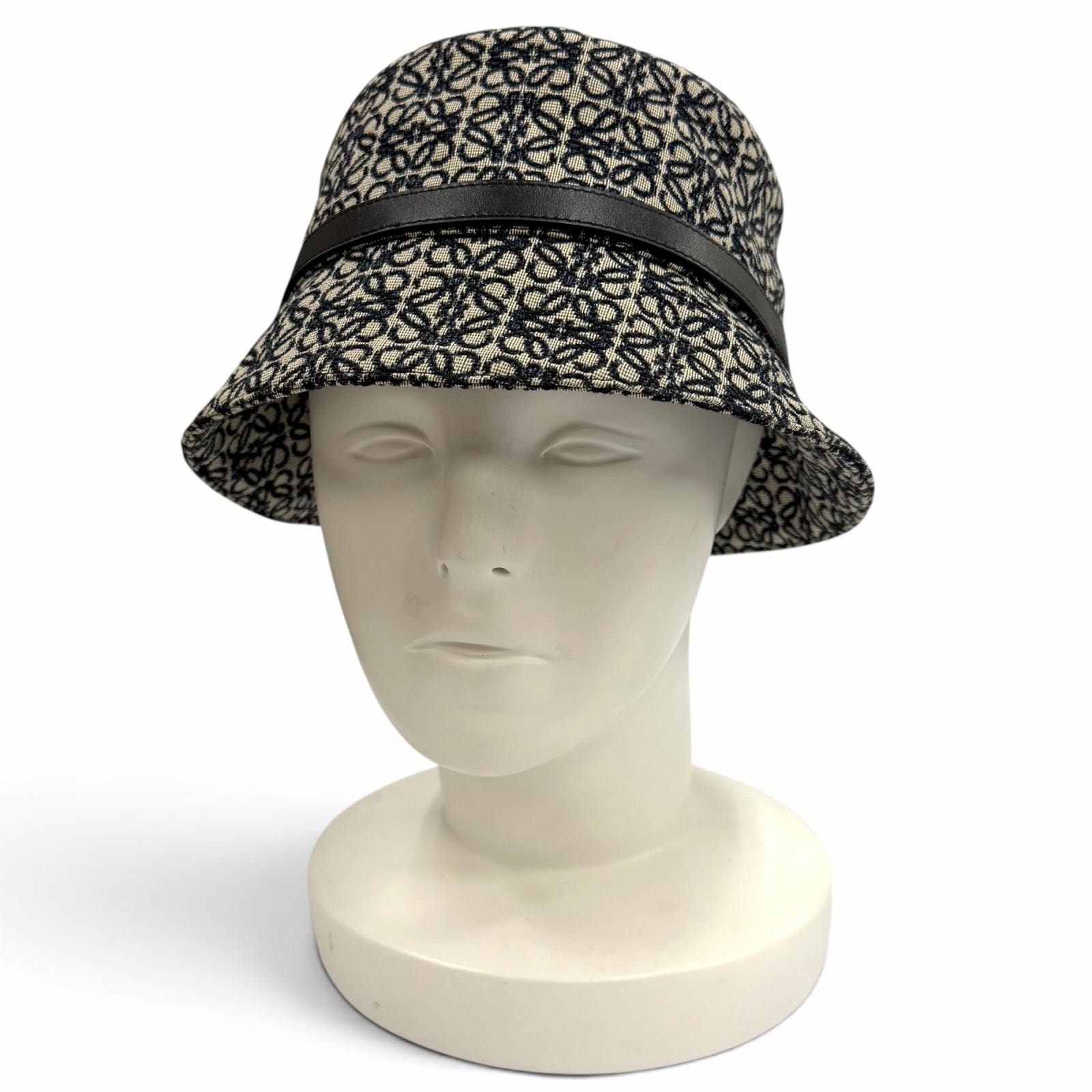 美品 ロエベ ハット ベージュ レディース 57 K820HB1X07