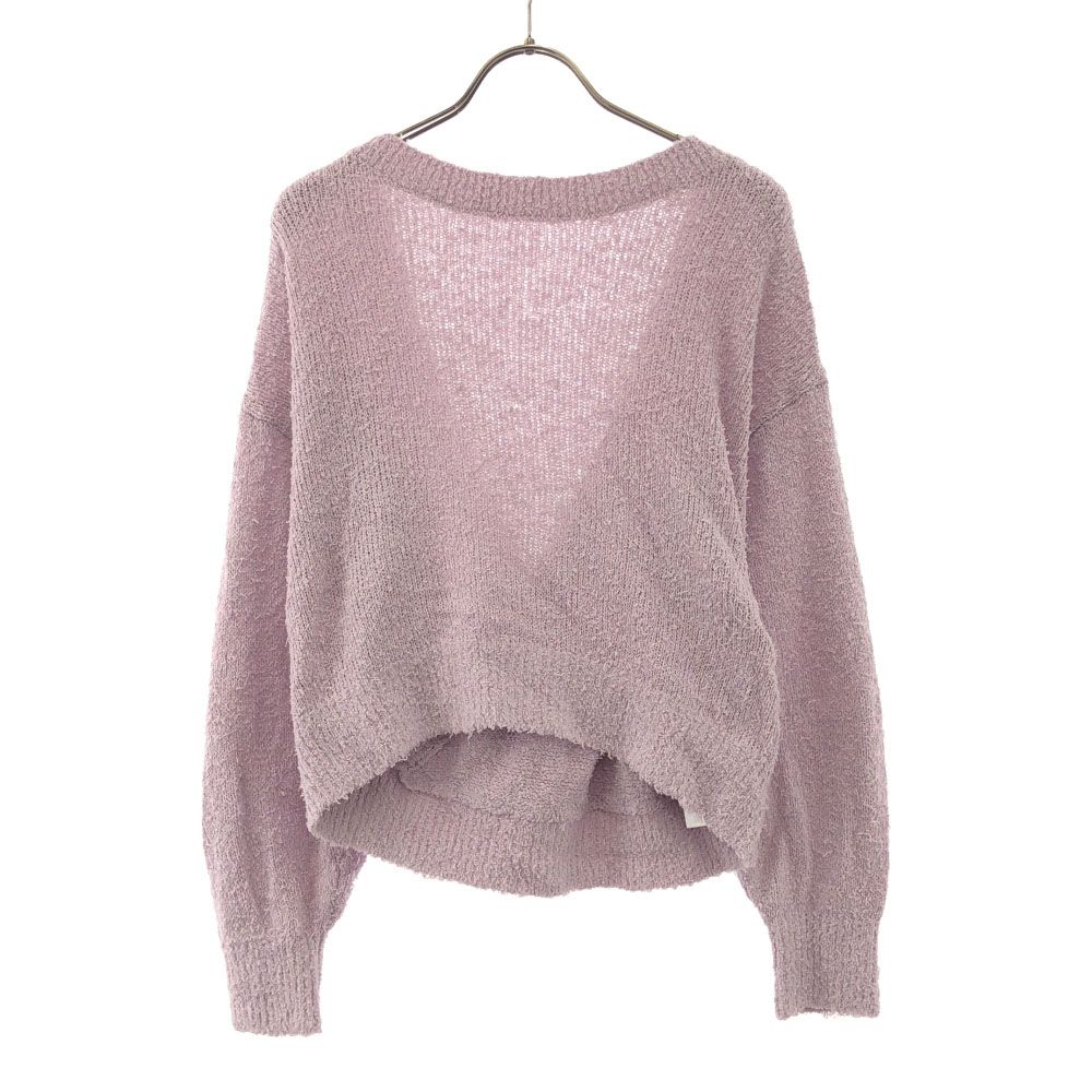 未使用 gelato pique 長袖 パイルライク2WAYニットプルオーバー ルームウェア