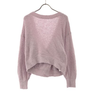 未使用 gelato pique 長袖 パイルライク2WAYニットプルオーバー ルームウェア