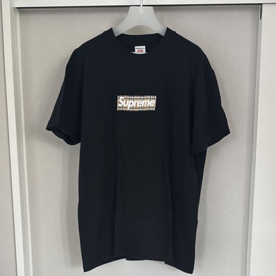 Supreme / Burberry Box Logo Tee "Black"