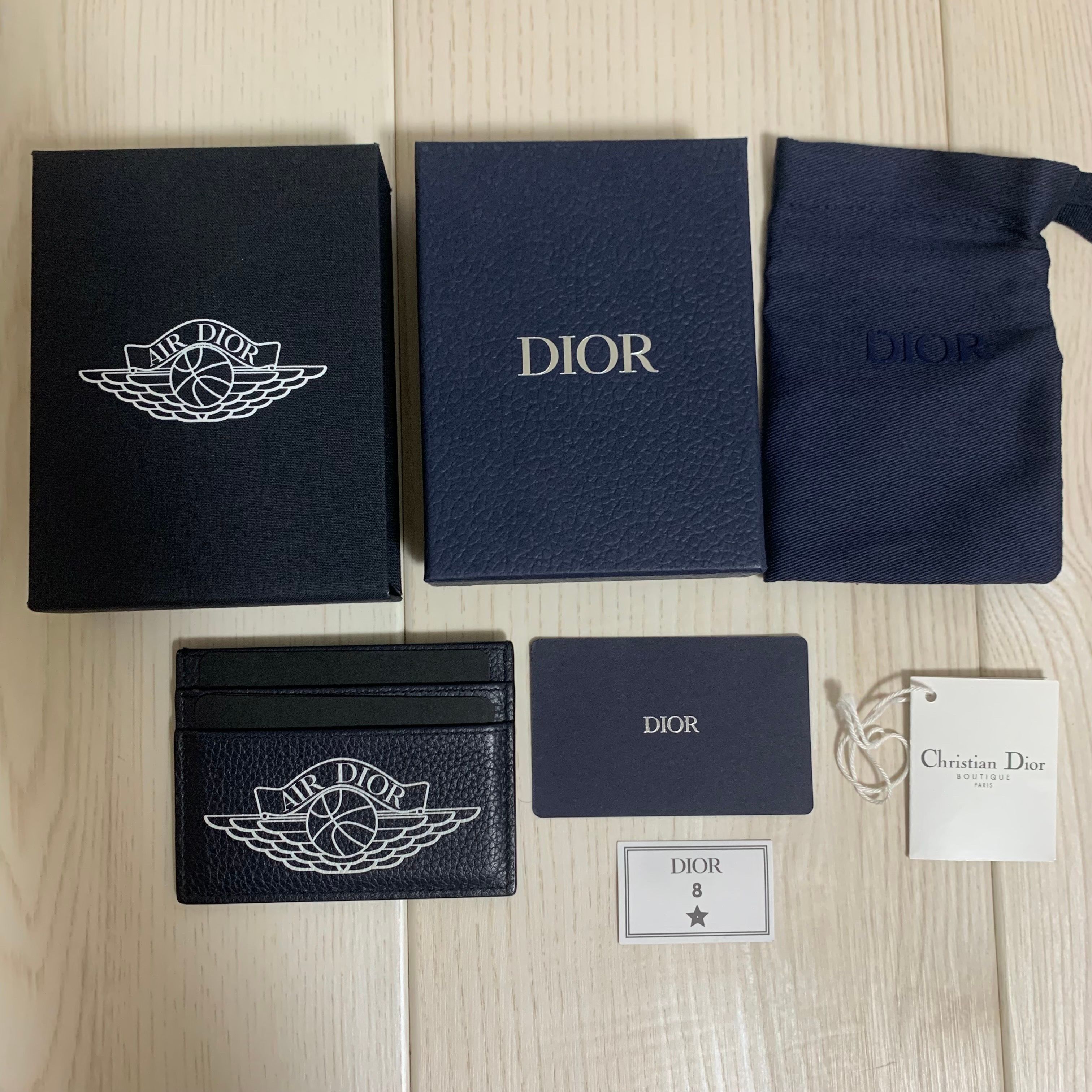 Dior x Air Jordan Wings Card Case "Navy"