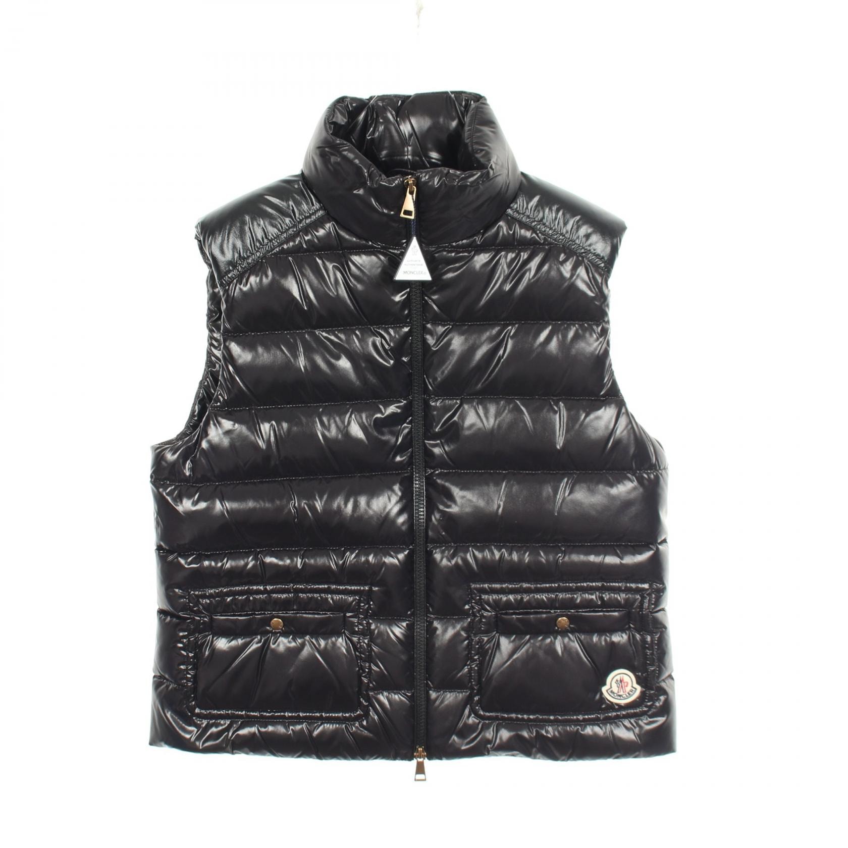 モンクレール MONCLER Frelon ダウンベスト 衣料品 アウター ナイロン レディース ブラック系 L20931A000159993 【新品】