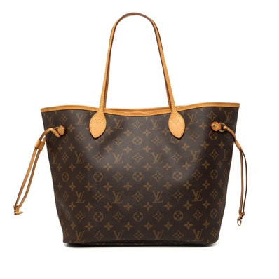 ルイ ヴィトン モノグラム ネヴァーフルMM ショルダーバッグ トートバッグ M40995 ブラウン PVC レザー レディース LOUIS VUITTON 中古